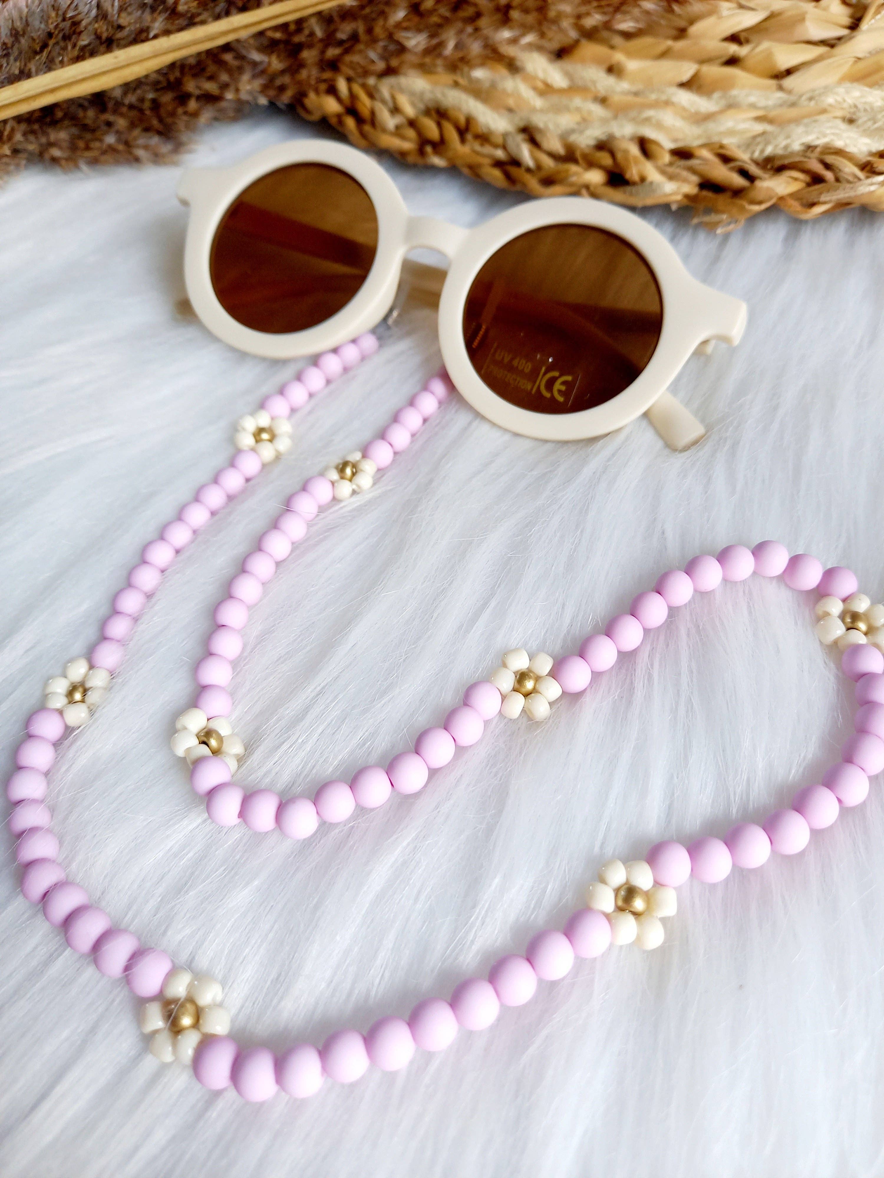 Cordon pour lunettes de soleil enfant Daisy Lila | lunettes de soleil bébé