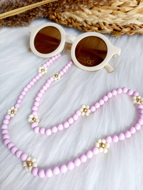 Cordon pour lunettes de soleil enfant Daisy Lila | lunettes de soleil bébé