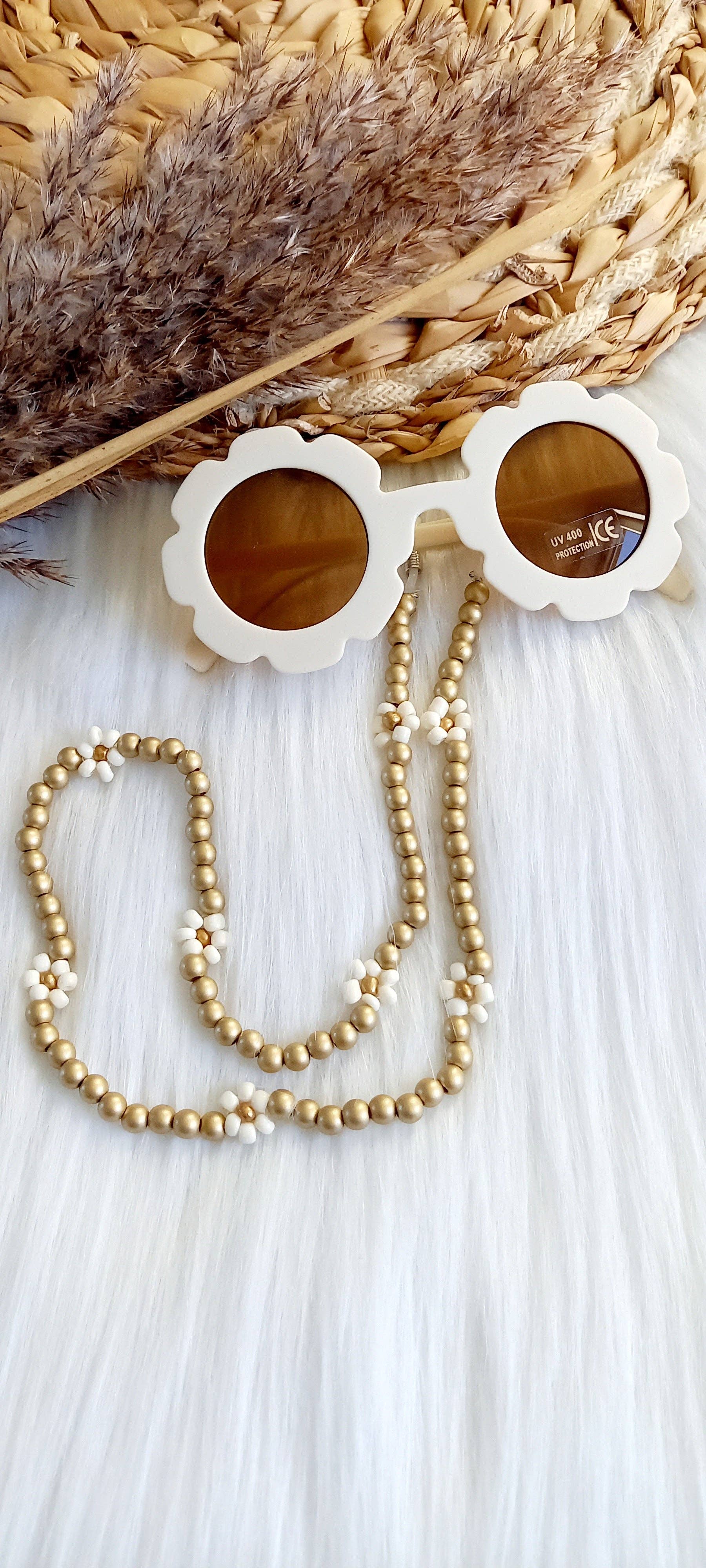 Cordon de lunettes Daisy Or