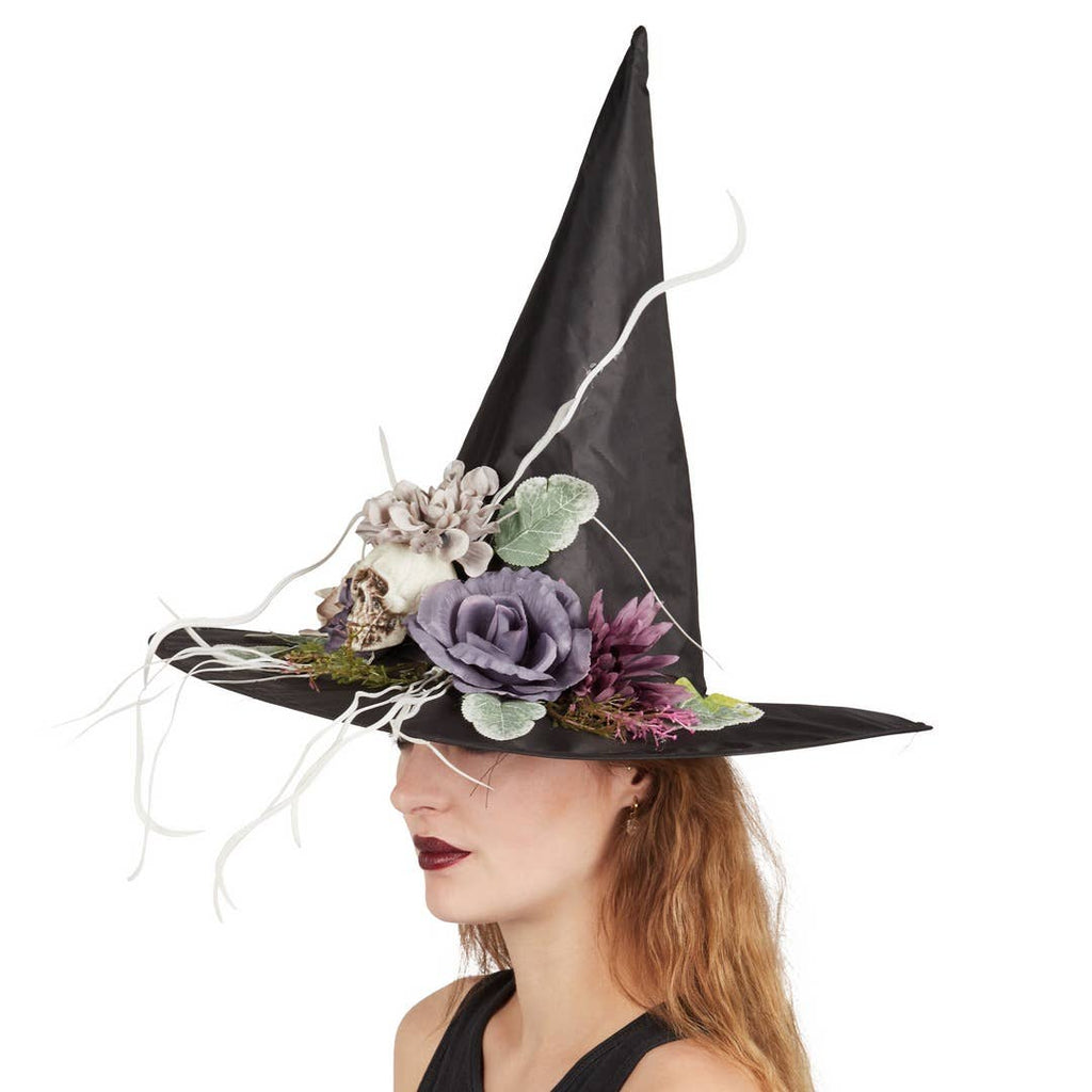 Chapeau De Sorcière À Fleurs