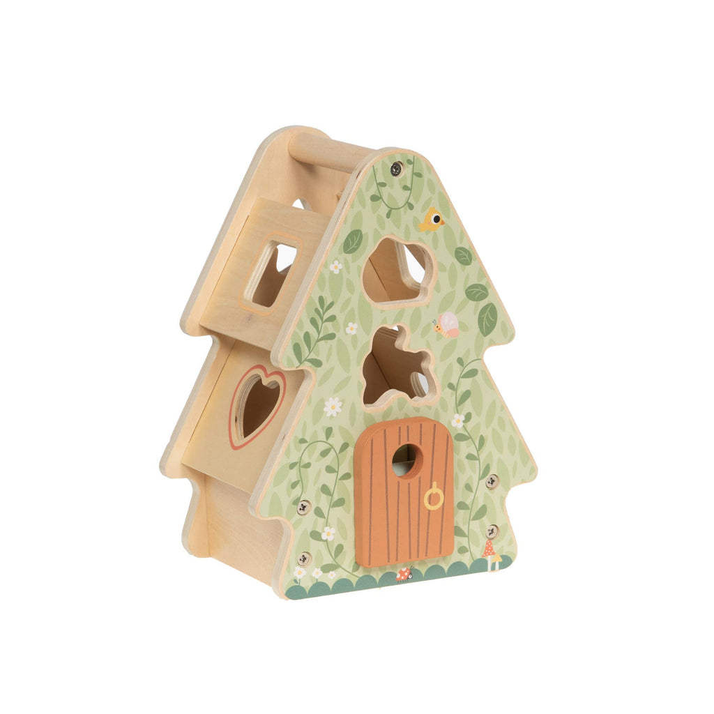 Boîte à formes en bois – Maison des animaux de la forêt