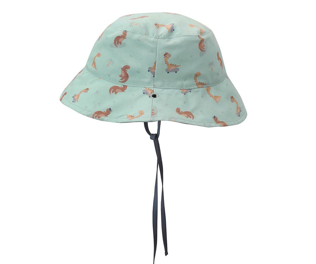 Chapeau réversible pour enfants avec motifs dinosaures, taille M