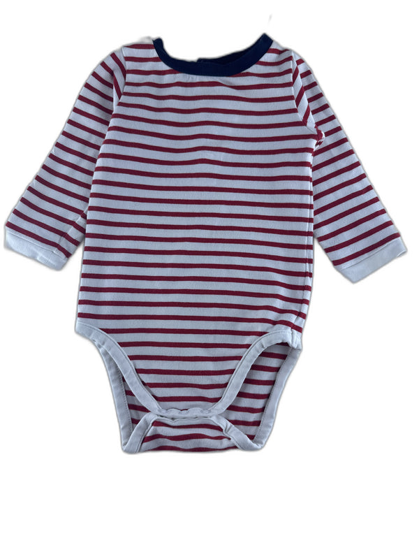 Jacadi - Body manches longues marine - taille 3 mois - seconde main