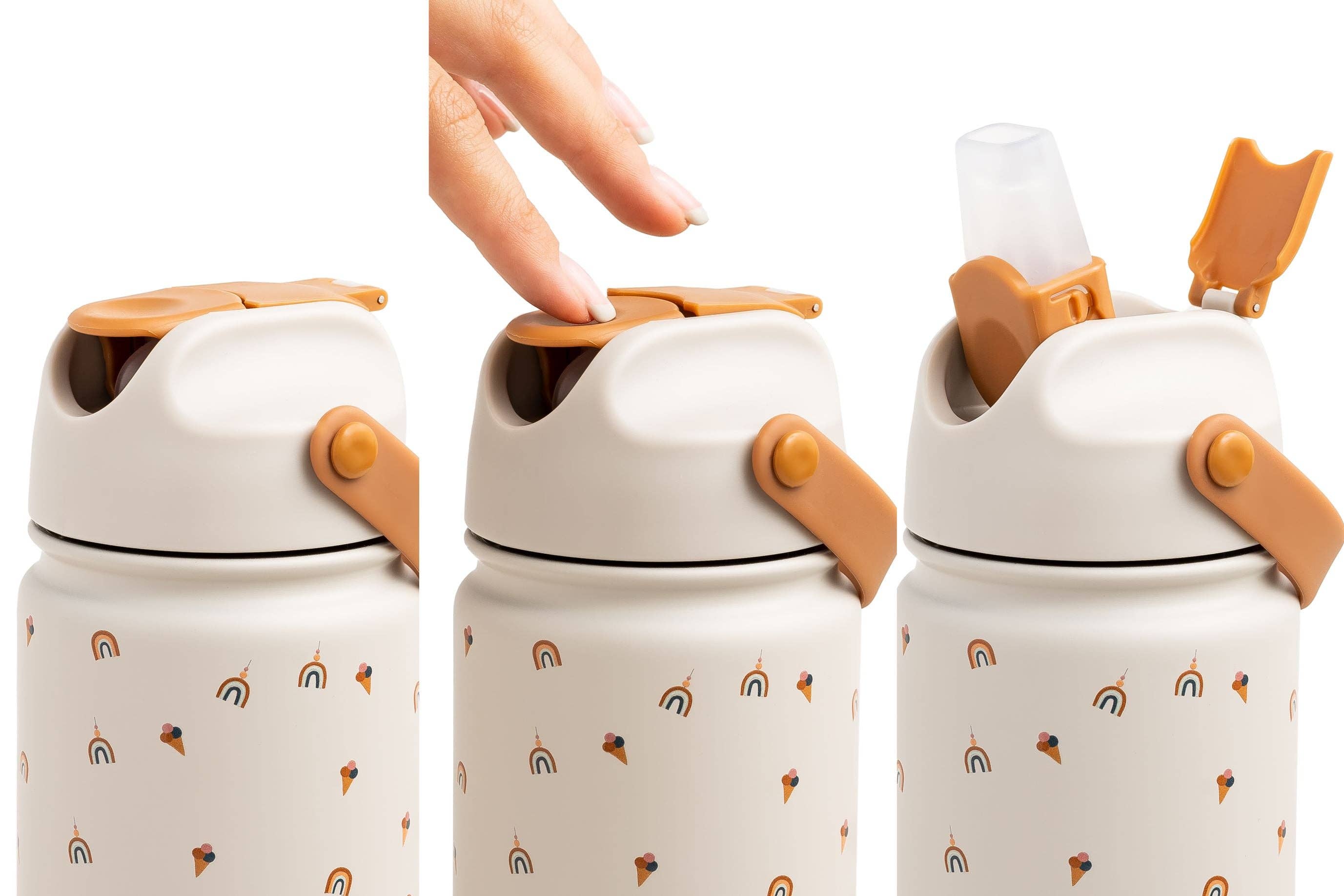 Gourde Isotherme en Acier Inoxydable pour Enfants Confetti