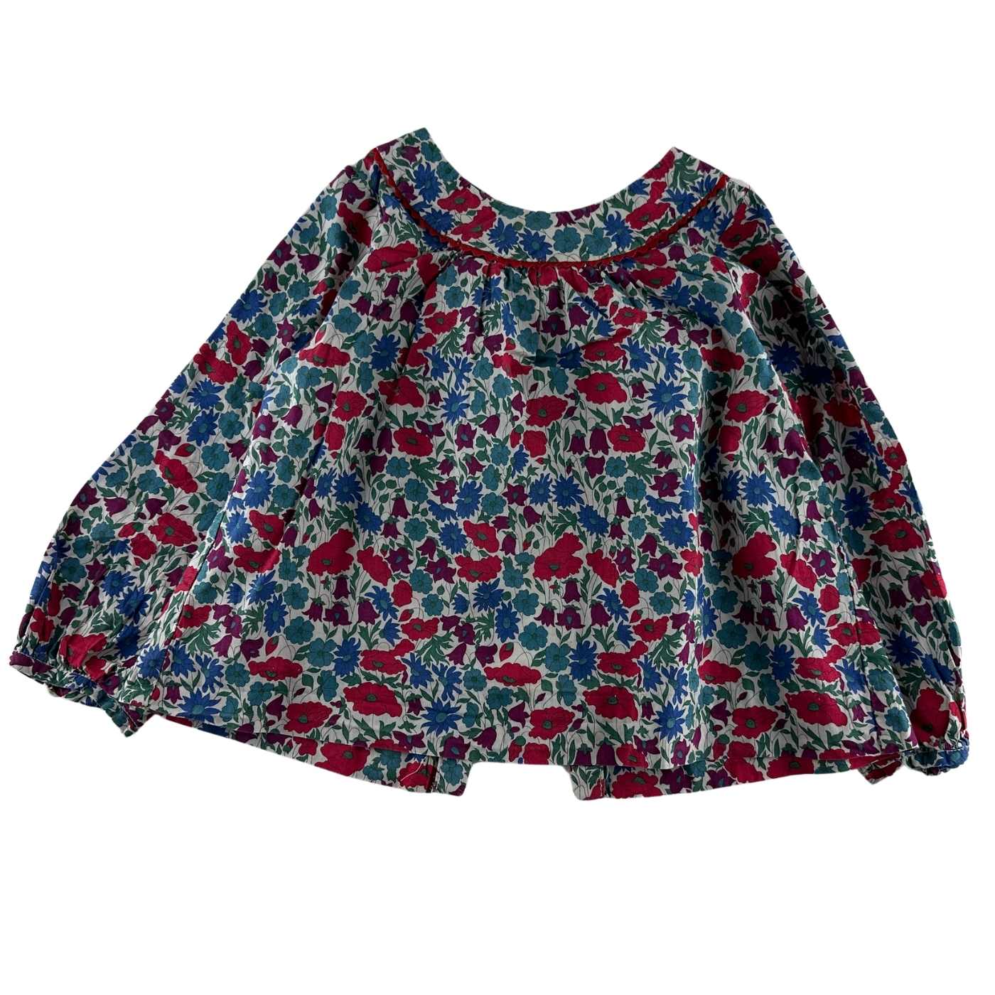 Jacadi - Blouse imprimée, manches longues - taille 18 mois - seconde main