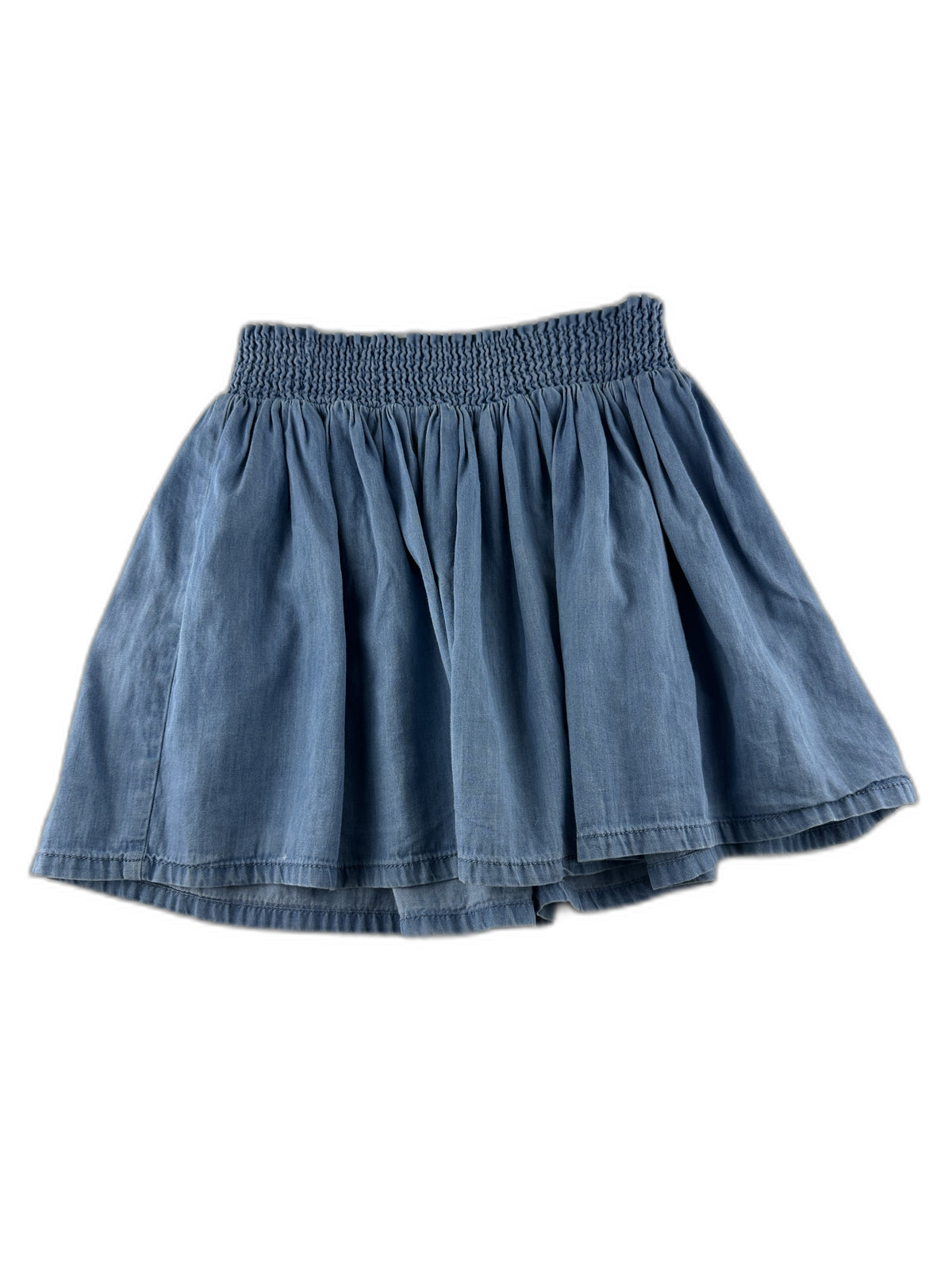 Monoprix - Jupe évasée bleu a uni - taille 6 ans - seconde main