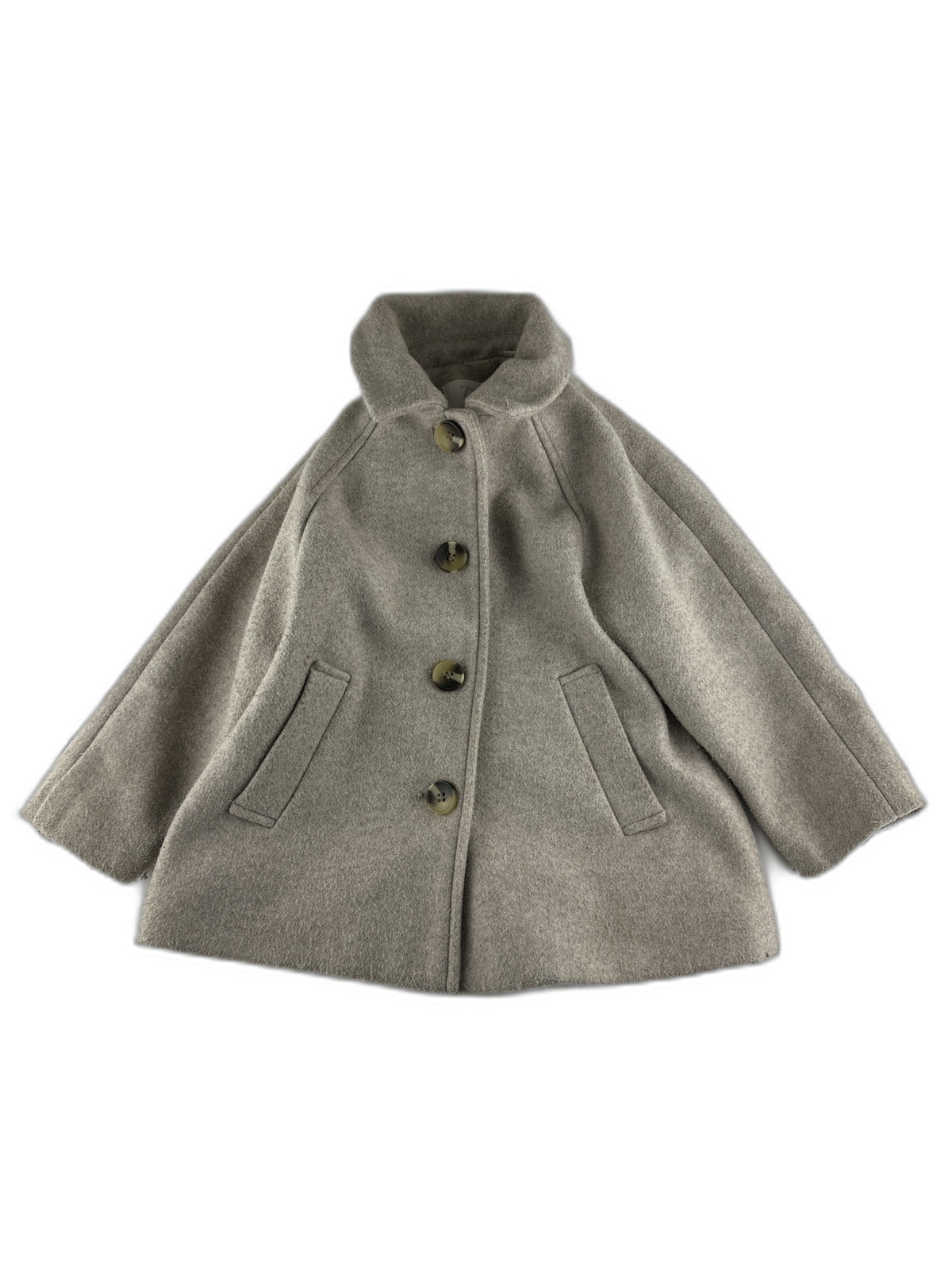 Zara - Manteau beige chiné - taille 4 ans - seconde main
