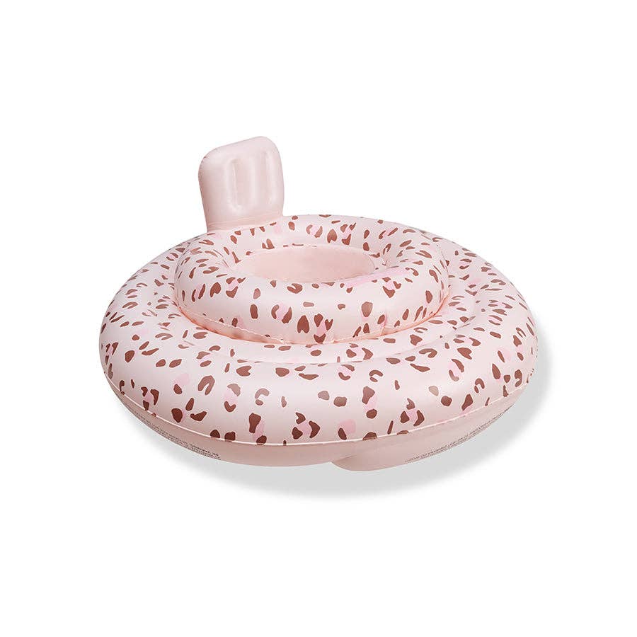 Bouée Bébé - Vieux Rose - Léopard - 0/1 An