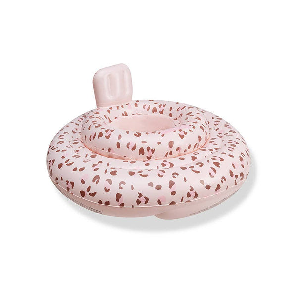 Bouée Bébé - Vieux Rose - Léopard - 0/1 An