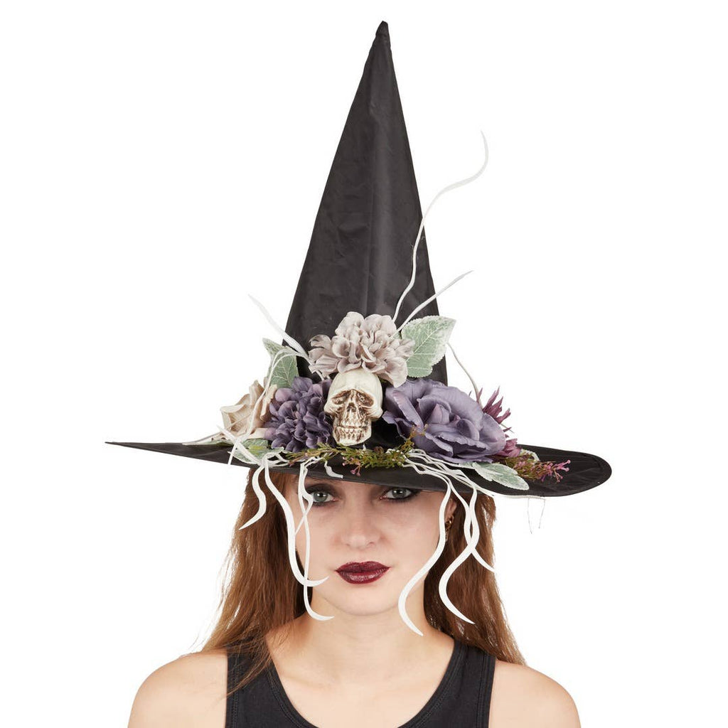 Chapeau De Sorcière À Fleurs