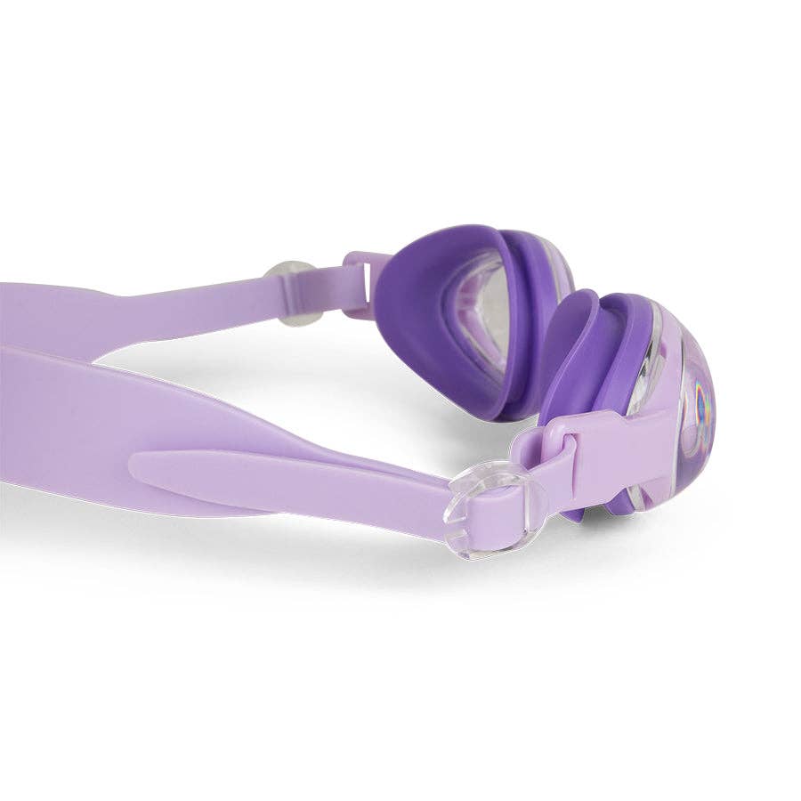 Lunettes de natation - violettes - à motif fleur
