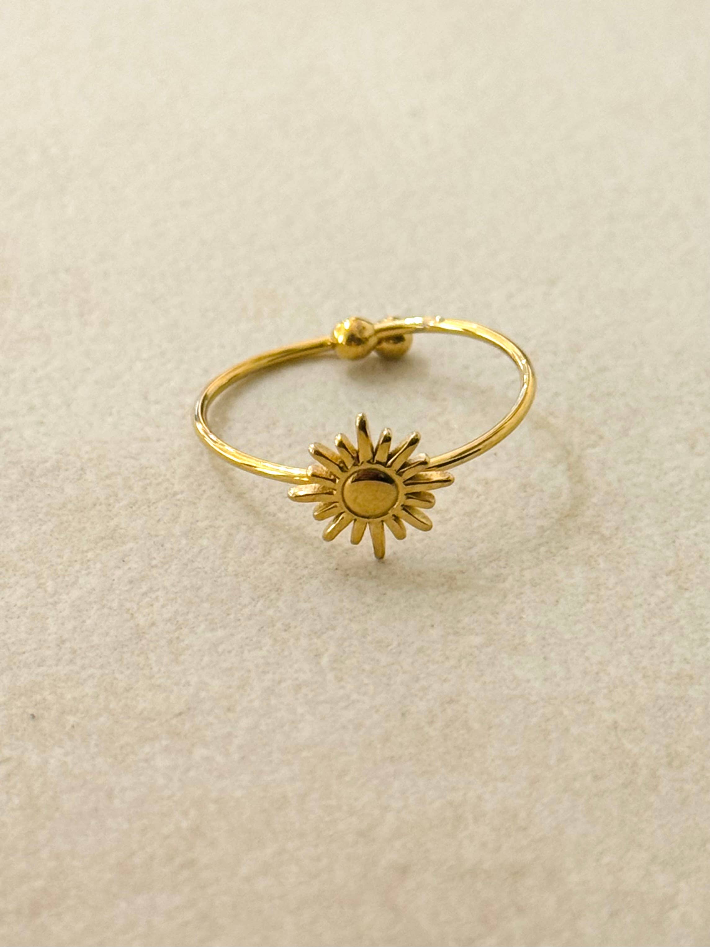Bague Soleil Minimaliste