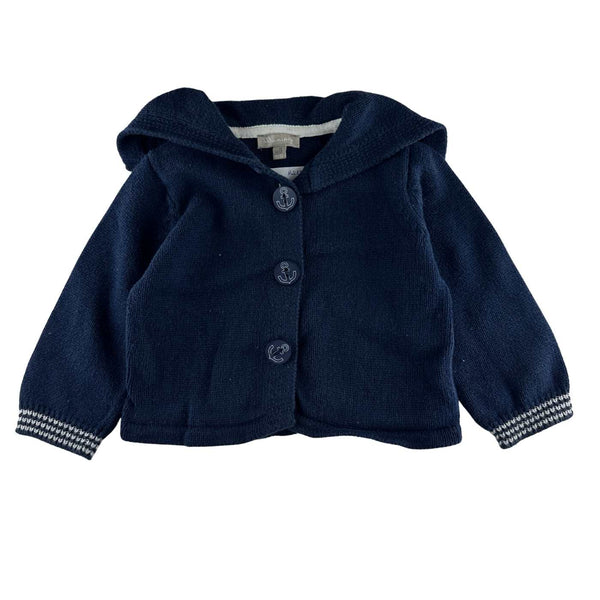 Grain de blé - Gilet marin - taille 6 mois - seconde main