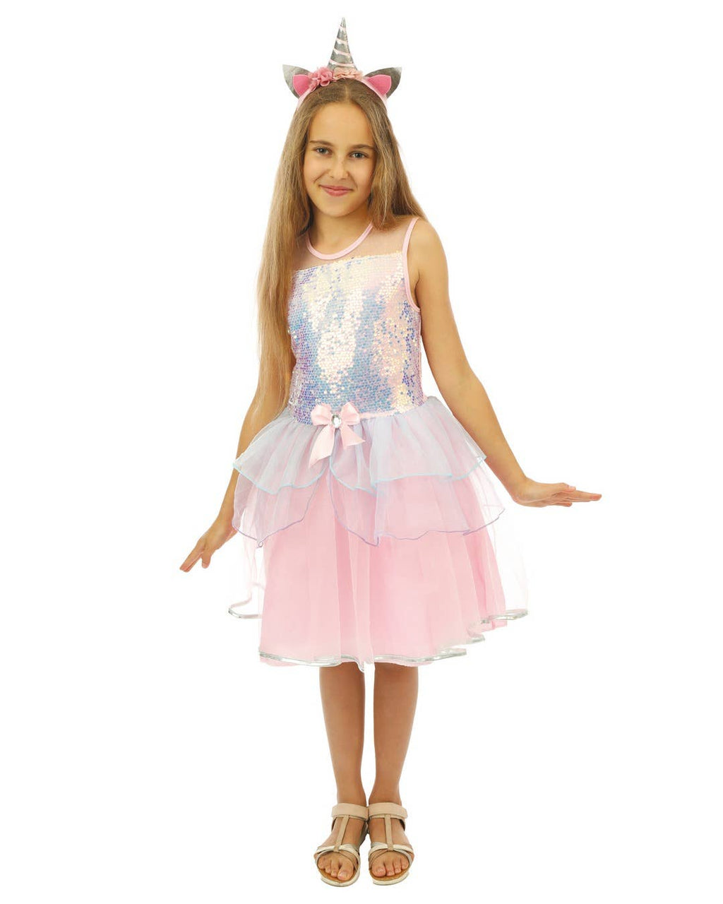 Costume Licorne - Rose - Enfant Fille - 5/6 Ans