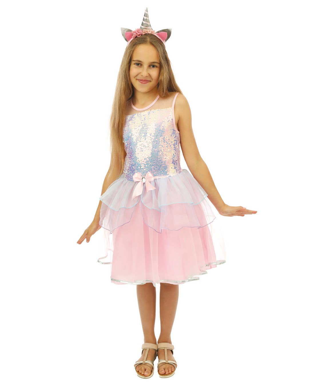 Costume Licorne - Rose - Enfant Fille - 5/6 Ans