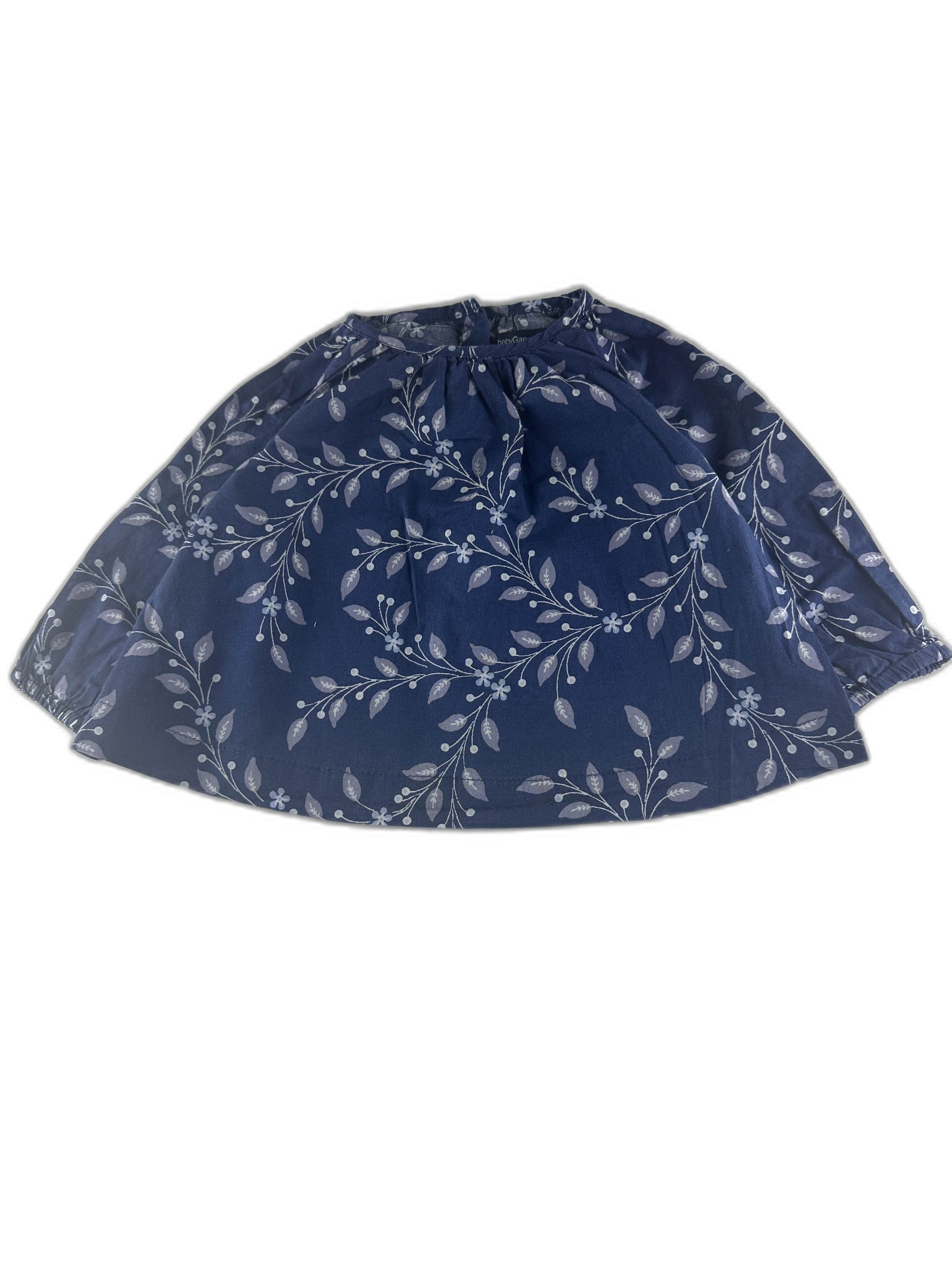 Gap - Blouse marine a fleuri - taille 3 mois - seconde main