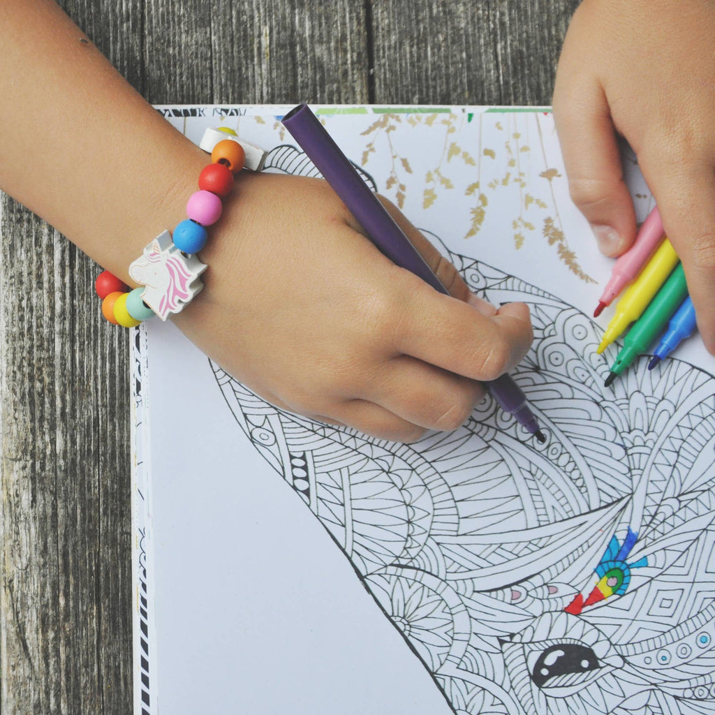 Kit cadeau bracelet licorne