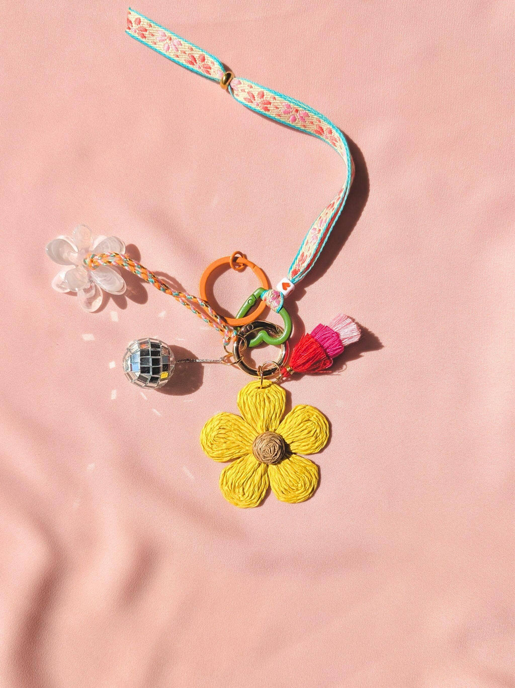 Grigri de sac & porte-clés – BLOOM: Rose