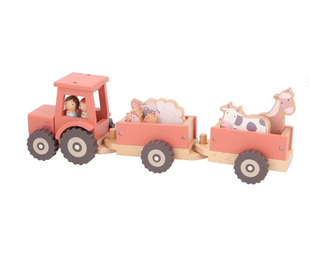 Tracteur Agricole - jouet en bois