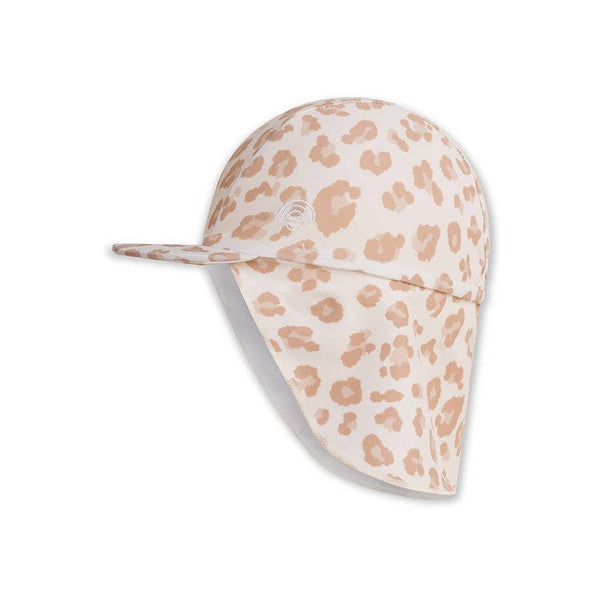 Casquette de soleil - Beige - Léopard: 1/2 ans