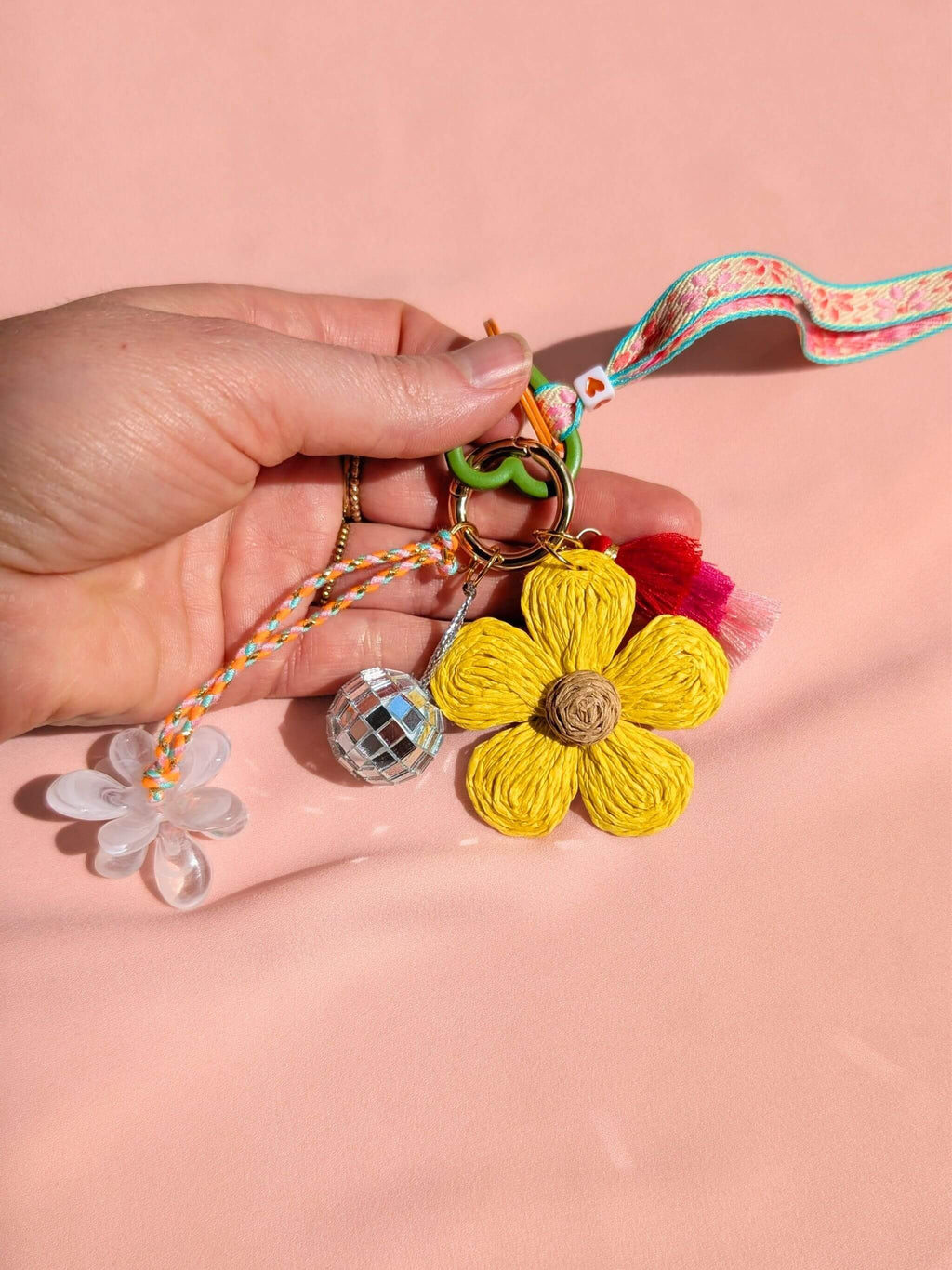 Grigri de sac & porte-clés – BLOOM: Orange