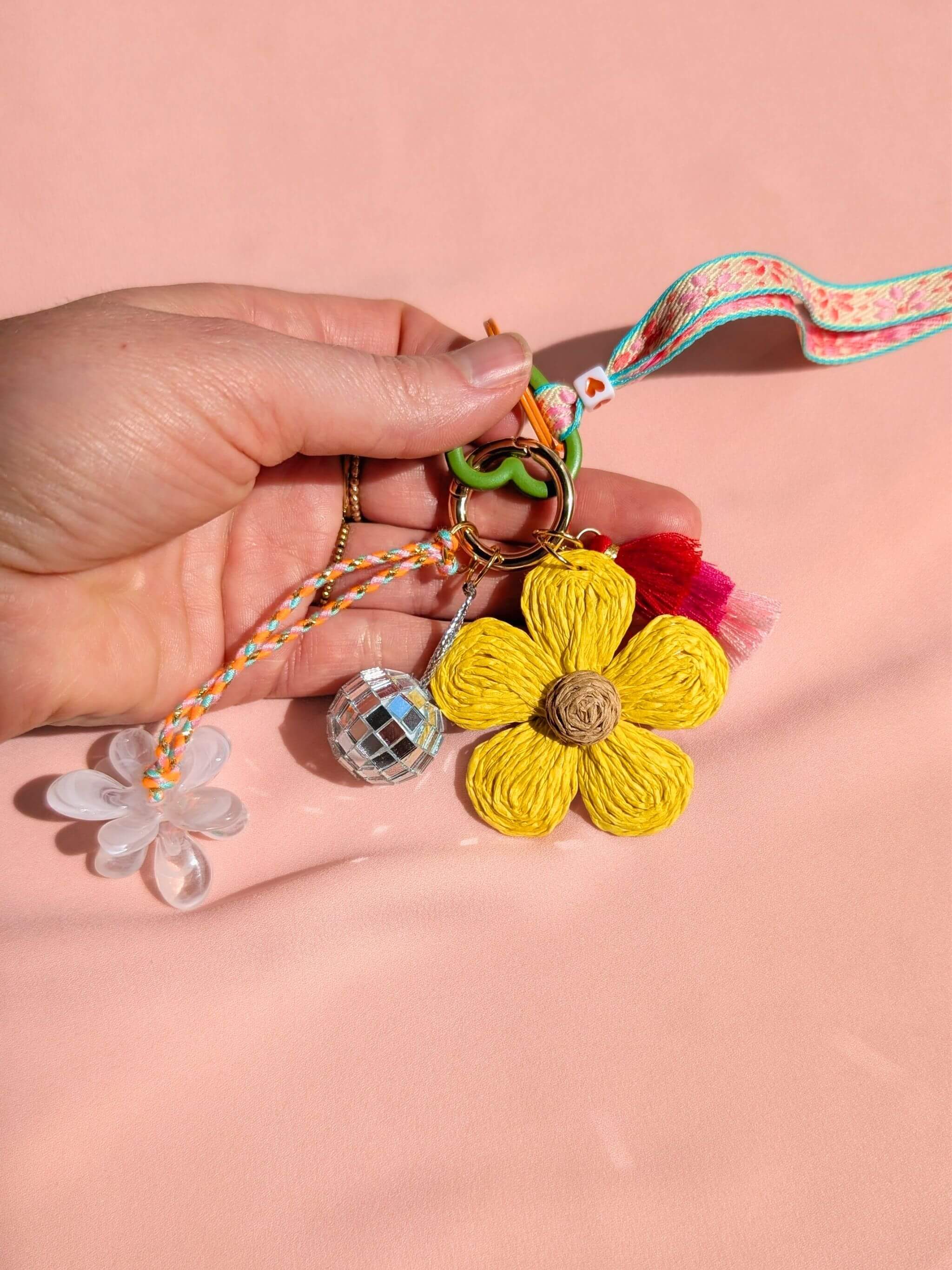Grigri de sac & porte-clés – BLOOM: Orange