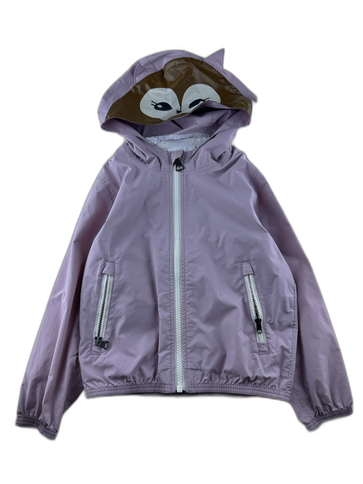 Aigle - Coupe-vent / Blouson imperméable lilas / mauve animal - taille 4 ans / 102/104 cm - seconde main