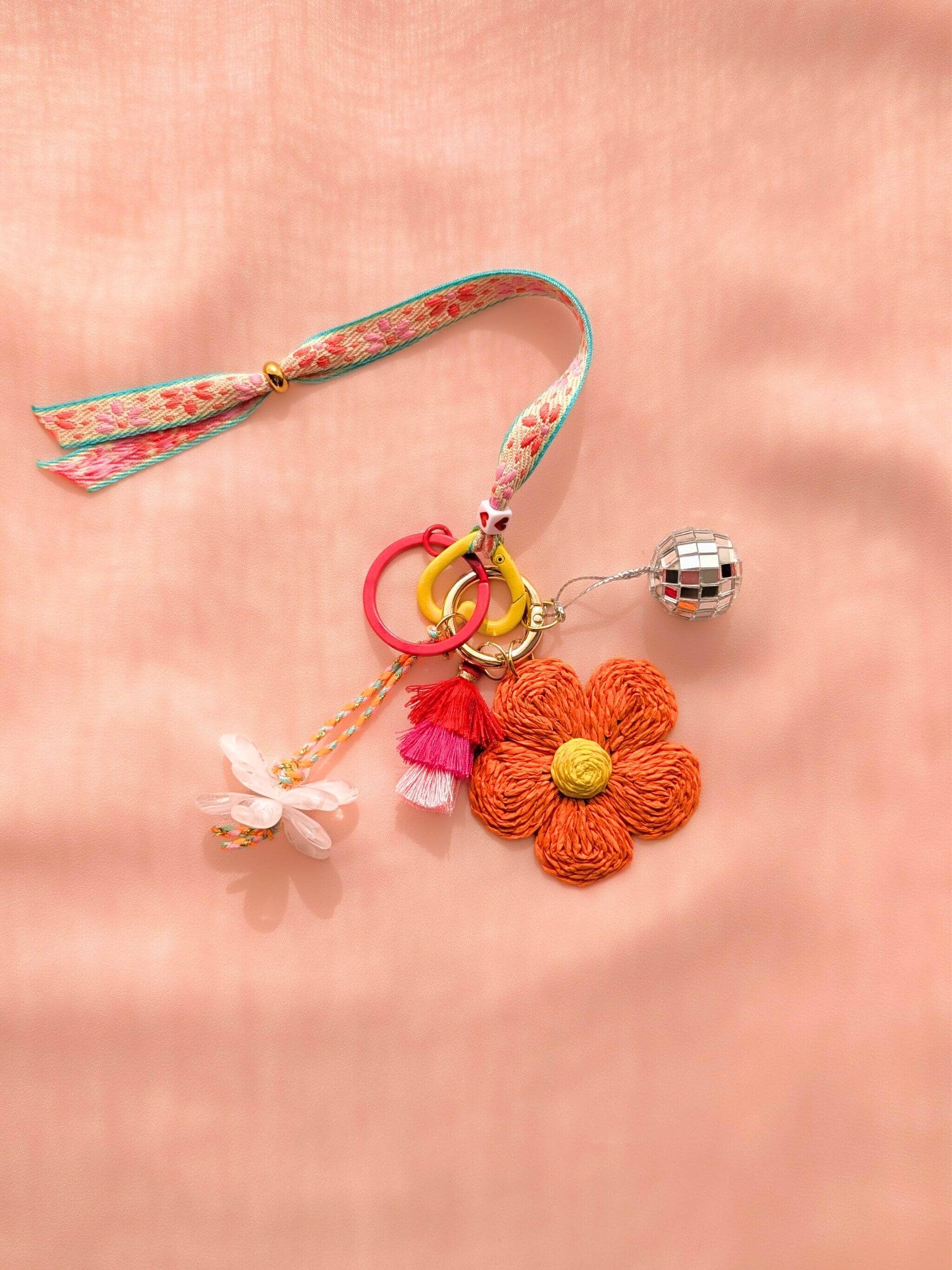 Grigri de sac & porte-clés – BLOOM: Jaune