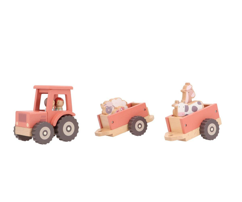 Tracteur Agricole - jouet en bois