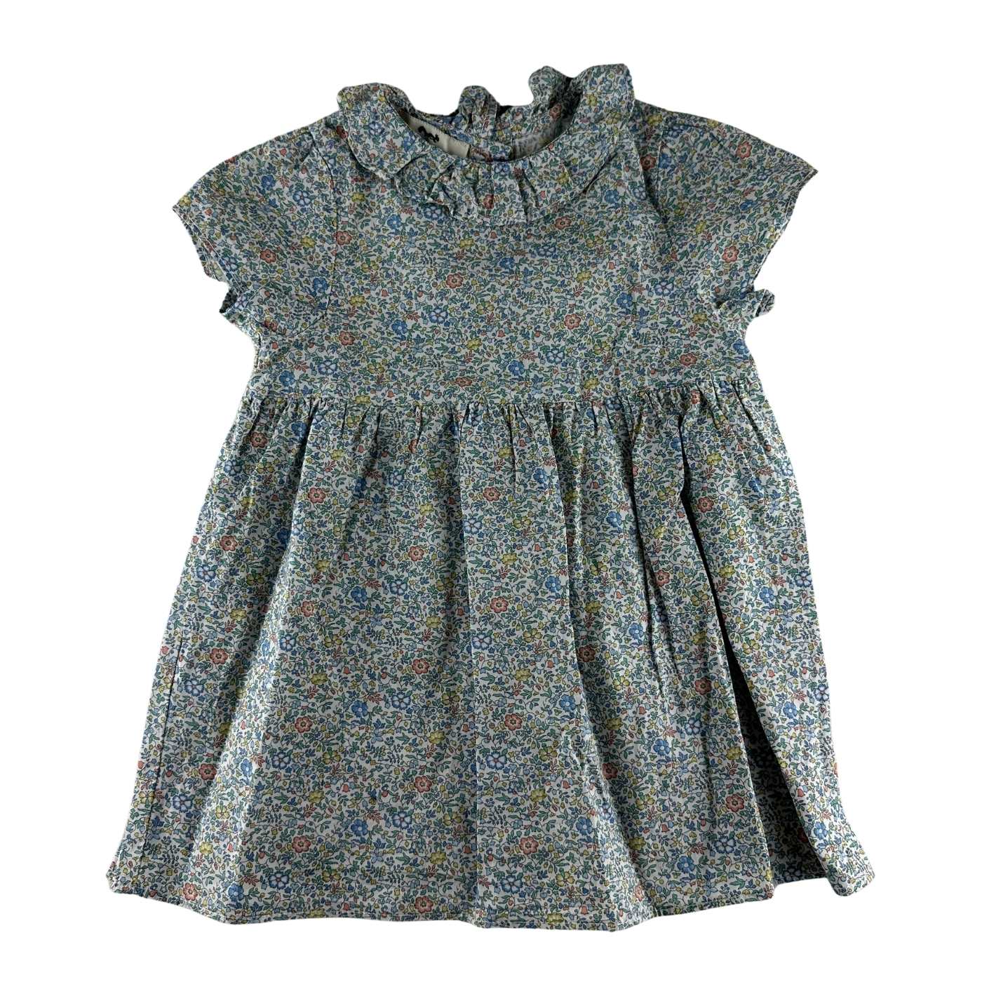 Cyrillus - Robe imprimée fleurettes, manches courtes- taille 6 mois - seconde main