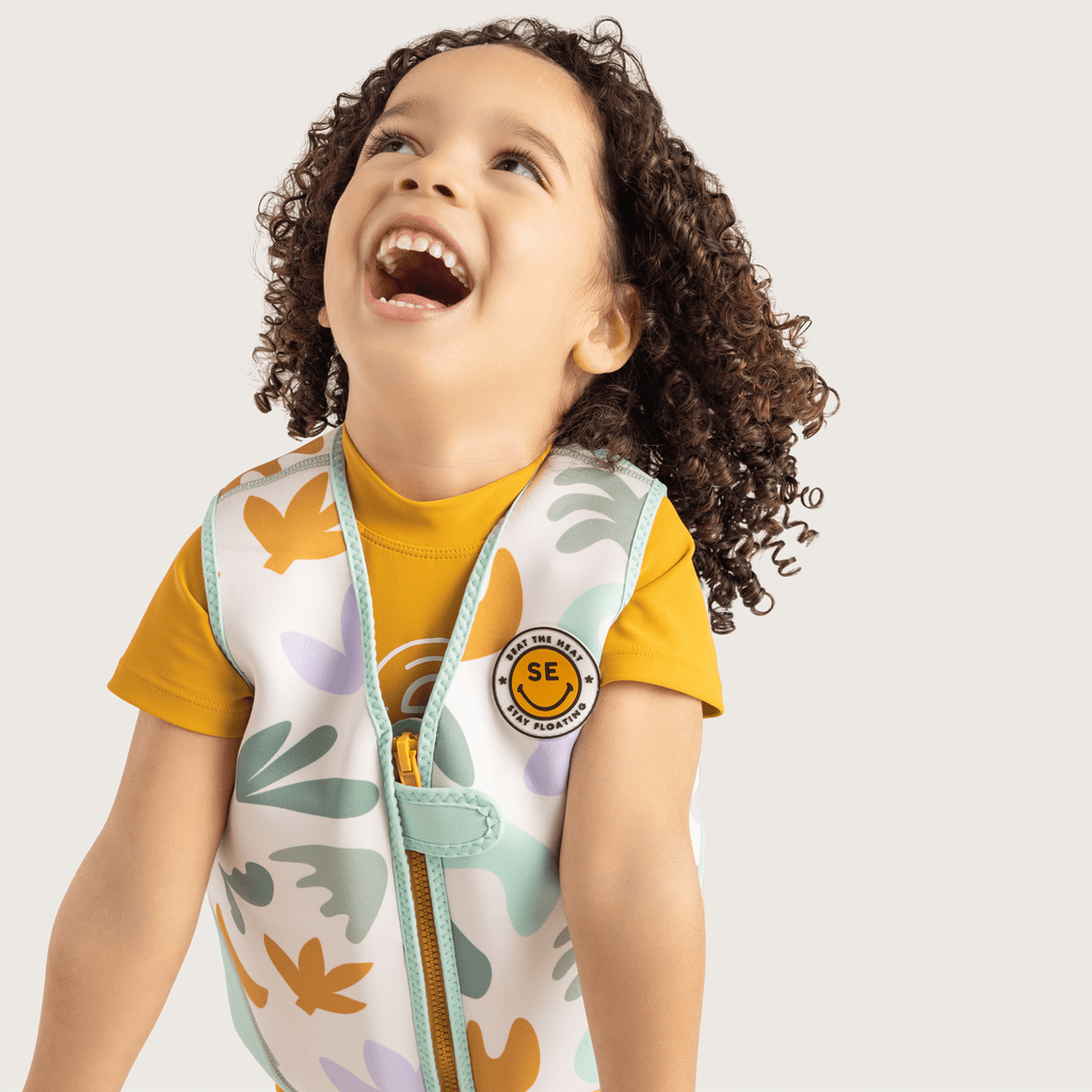 Gilet de natation - Multicolore - Abstrait - 3/6 Ans