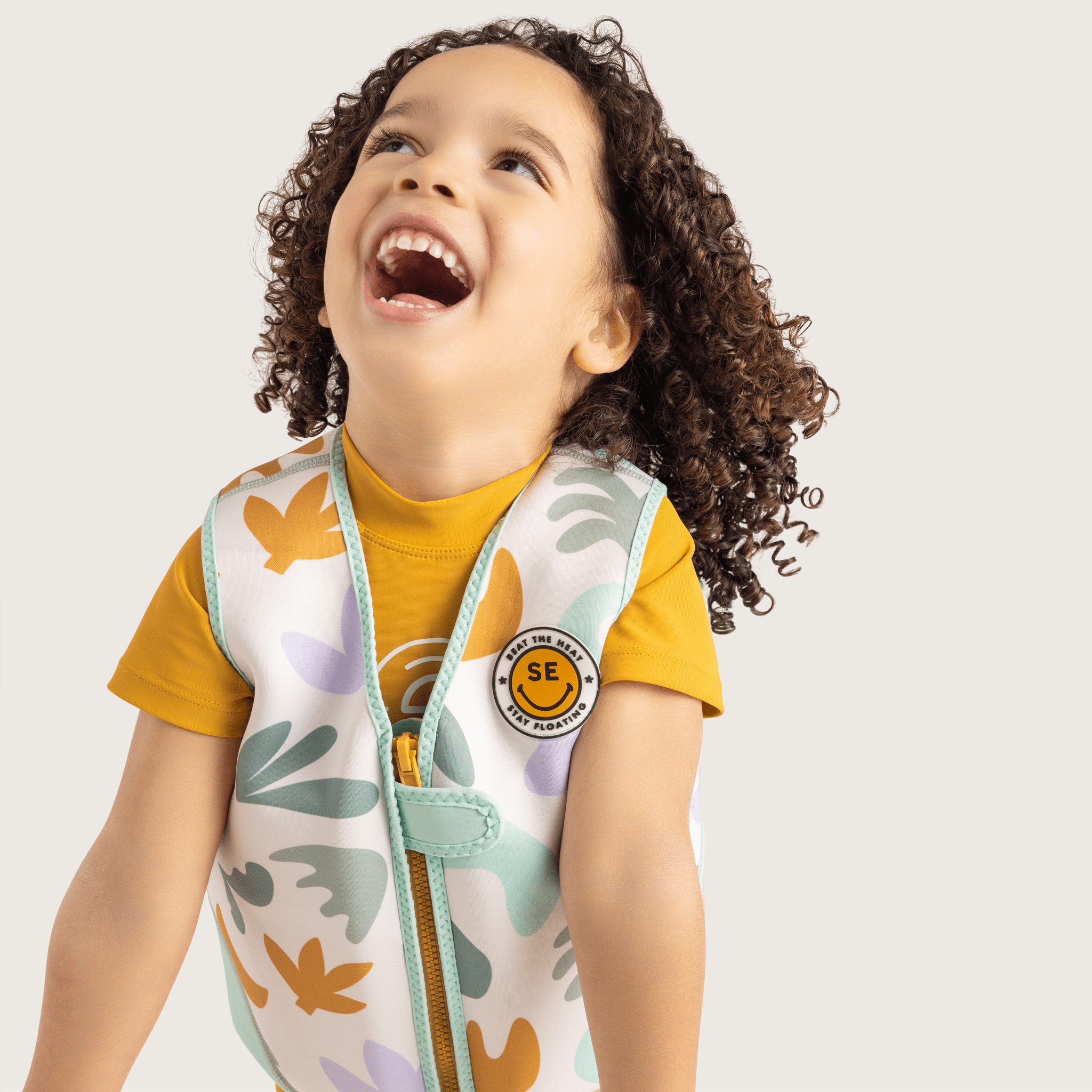 Gilet de natation - Multicolore - Abstrait - 3/6 Ans