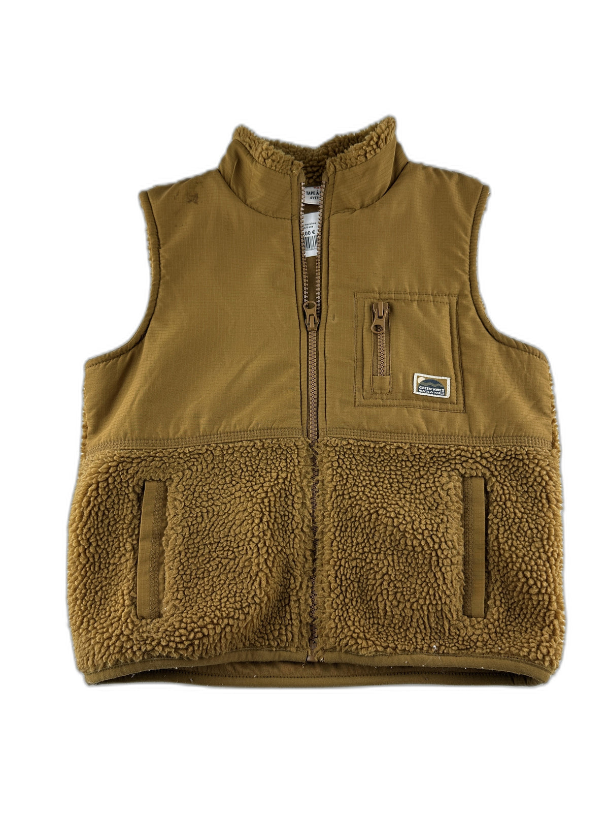 Tape à l'œil - Gilet sans manches marron - taille 6 ans - seconde main