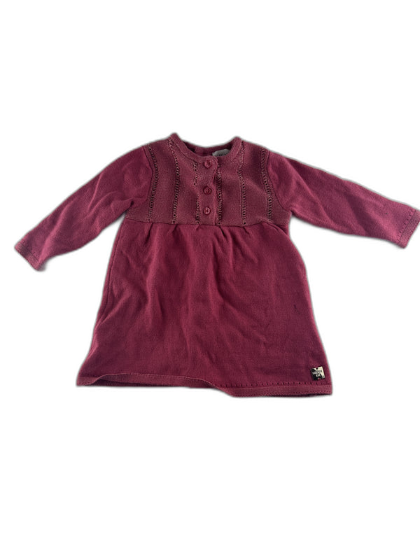 CARREMENT BEAU - Robe manches longues - taille 12 mois - seconde main