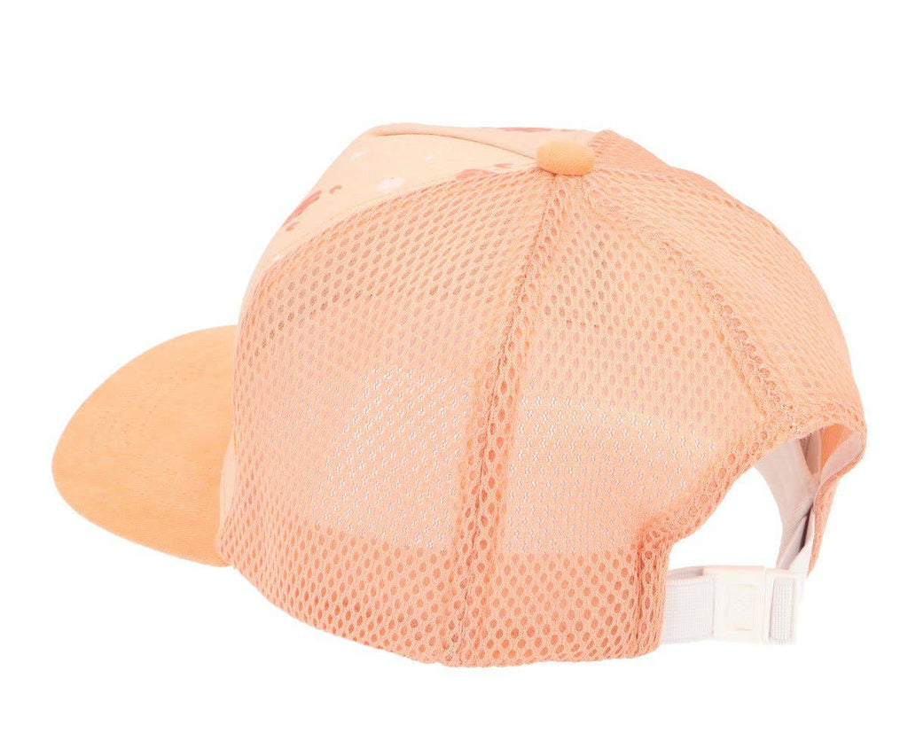 Casquette de protection solaire corail avec crabe pour enfants