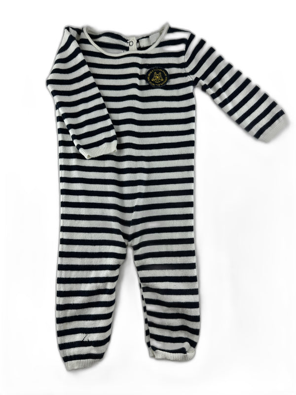 Combinaison Zadig & Voltaire marine à rayures - taille 6 mois - seconde main