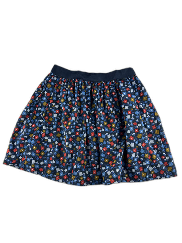 Monoprix - Jupe marine fleurie - taille 5 ans - seconde main