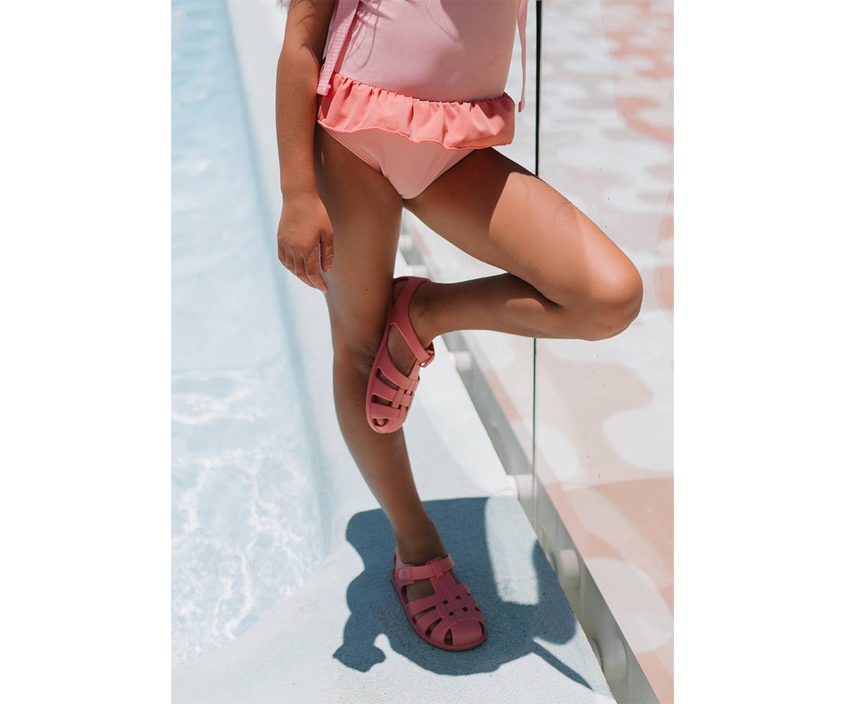 Sandales de plage - enfant - rose Blush - taille 22