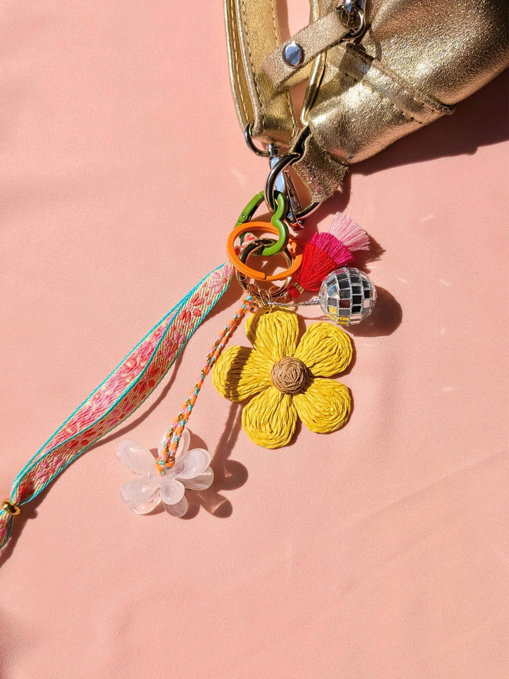 Grigri de sac & porte-clés – BLOOM: Jaune