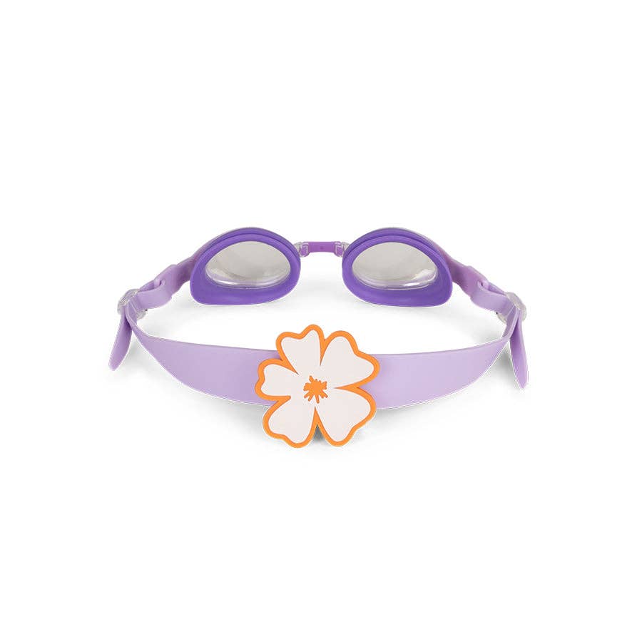 Lunettes de natation - violettes - à motif fleur