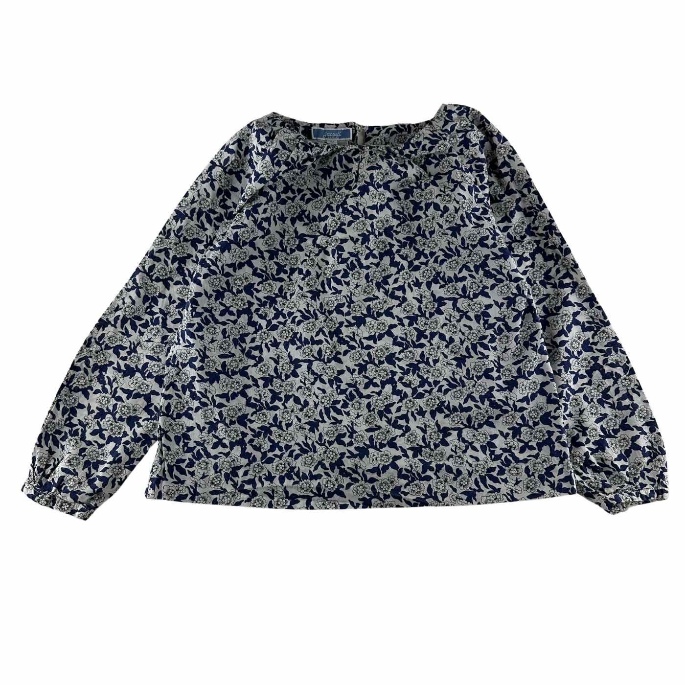Jacadi - Blouse imprimée fleurette, manches longues - taille 4 ans - seconde main