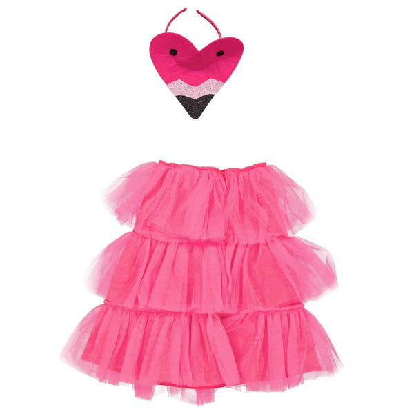 Déguisement cape flamant rose, 24 mois