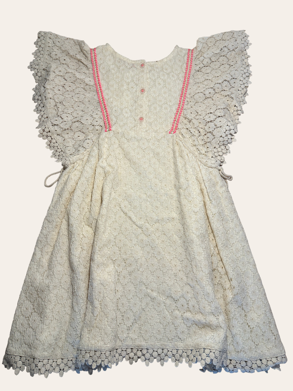 Louise Misha - Robe guipure - taille 6 ans - seconde main