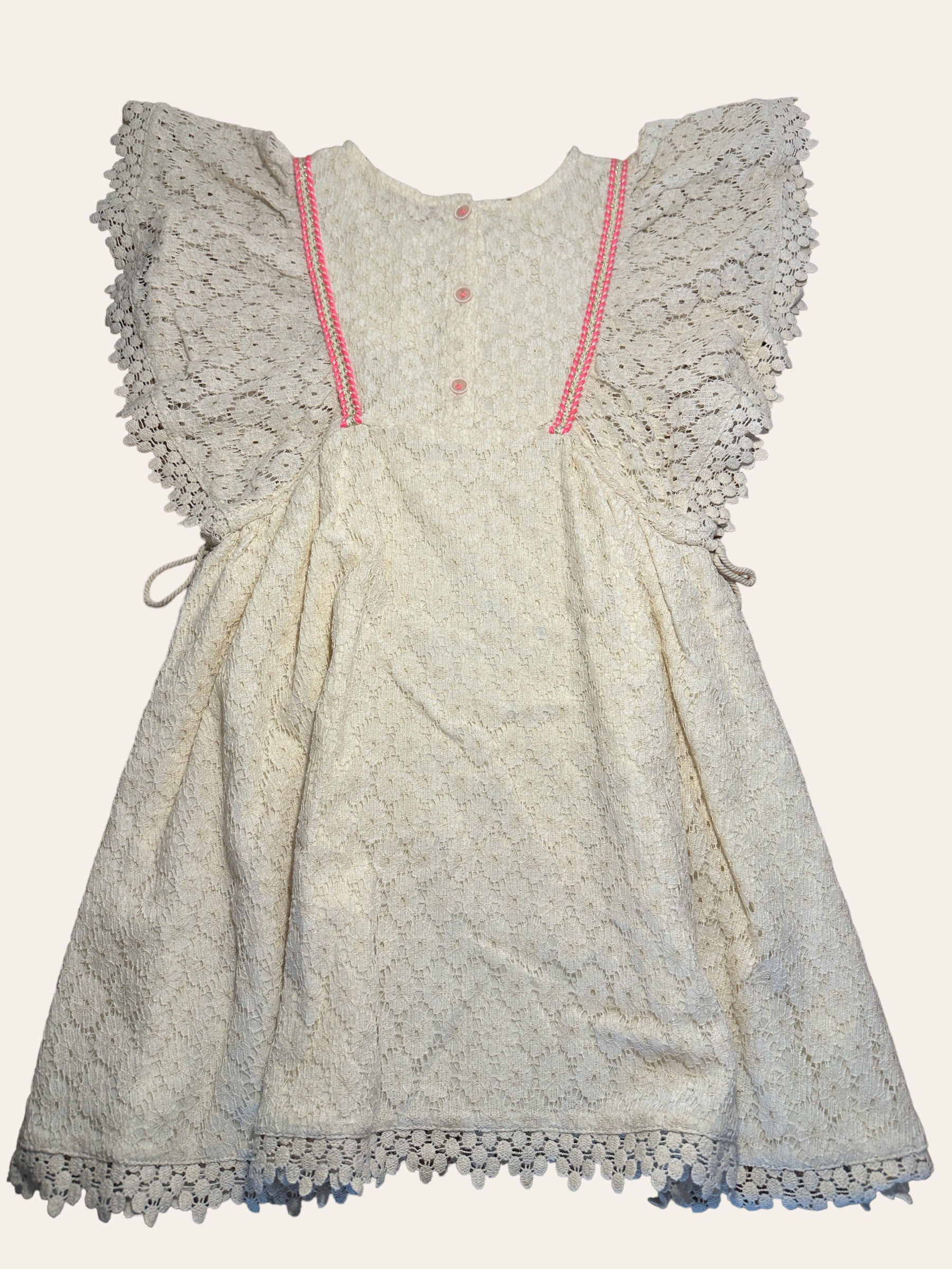 Louise Misha - Robe guipure - taille 6 ans - seconde main