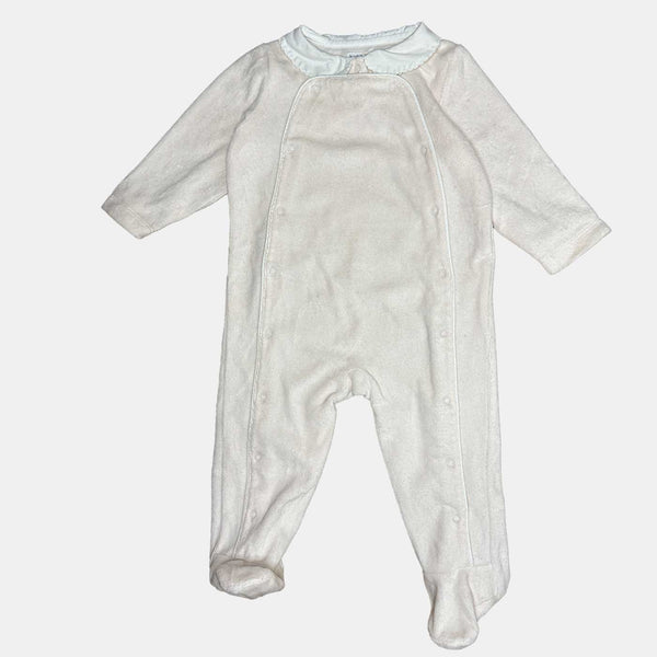 Pyjama velours boutchou rose poudré 9 mois