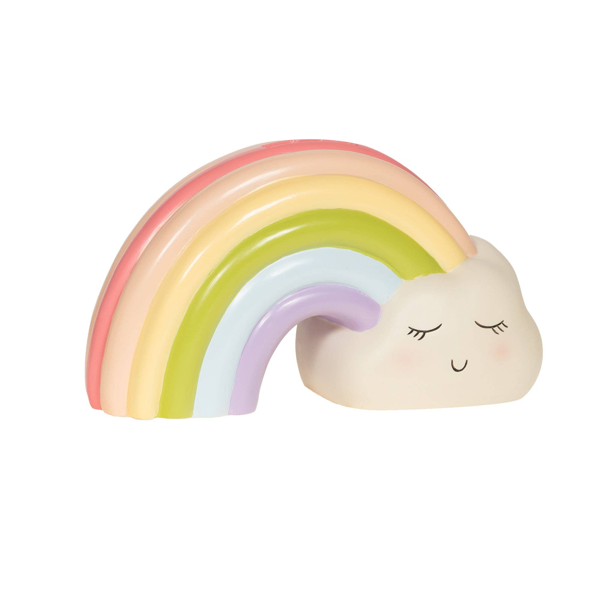Tirelire enfant arc-en-ciel pastel avec nuage Amadeus Les Petits