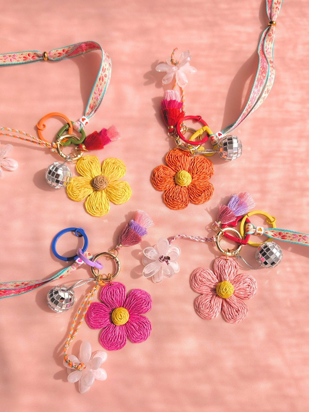 Grigri de sac & porte-clés – BLOOM: Rose