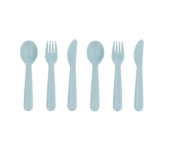 Set de 6 couverts - bleu clair