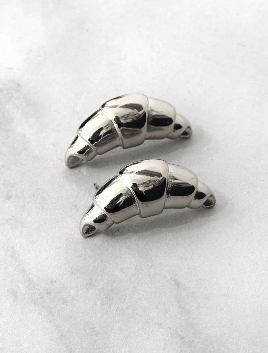 Boucles d’oreilles croissant: Argent