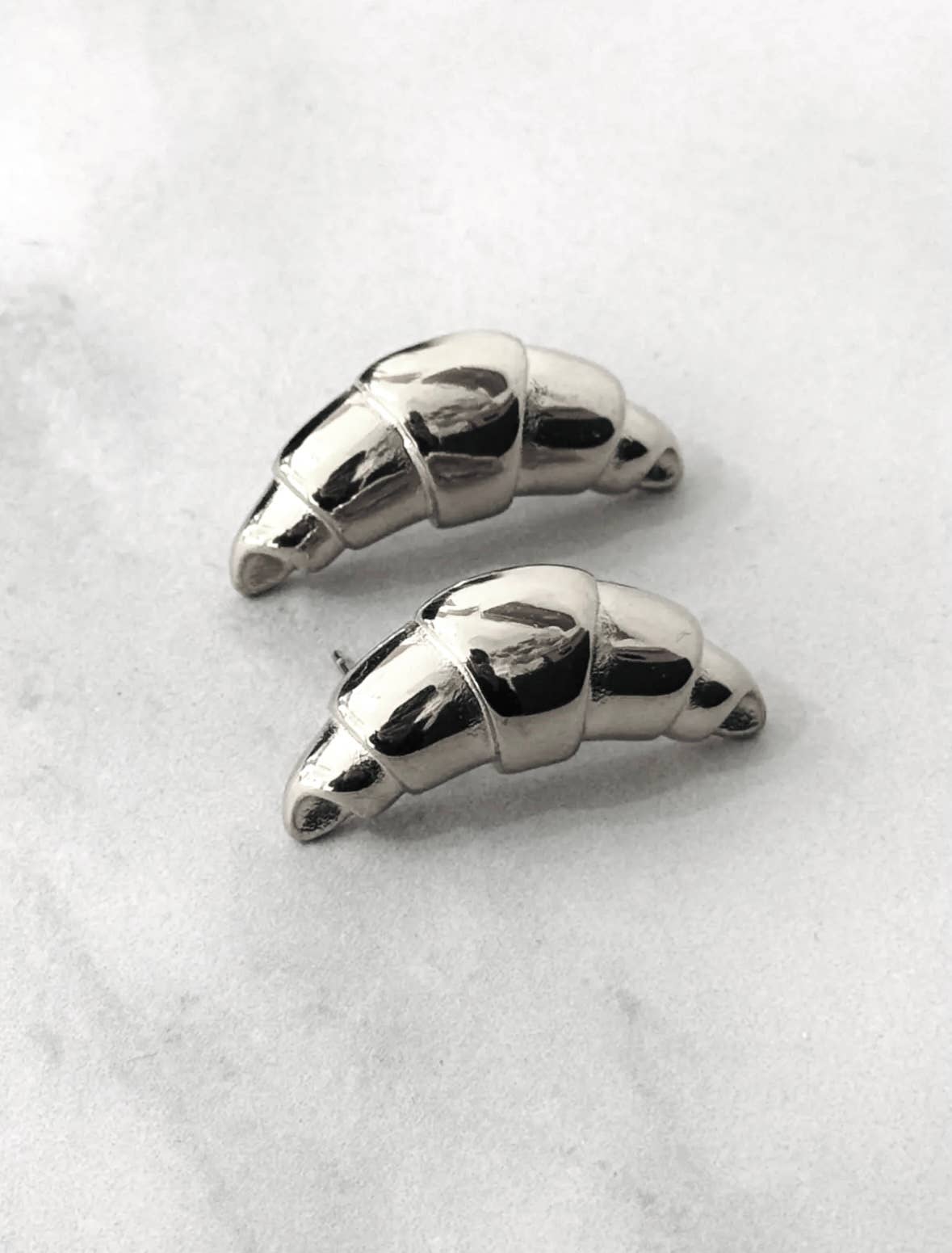 Boucles d’oreilles croissant: Argent